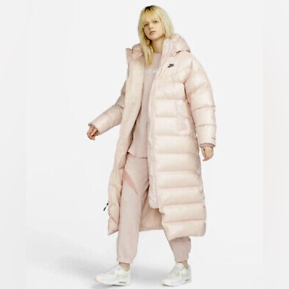 Nike Jackets & Blazers - Women Nike Puffer Down Fill Parka Coat Therma Series Pink Black DH4081 601 2X